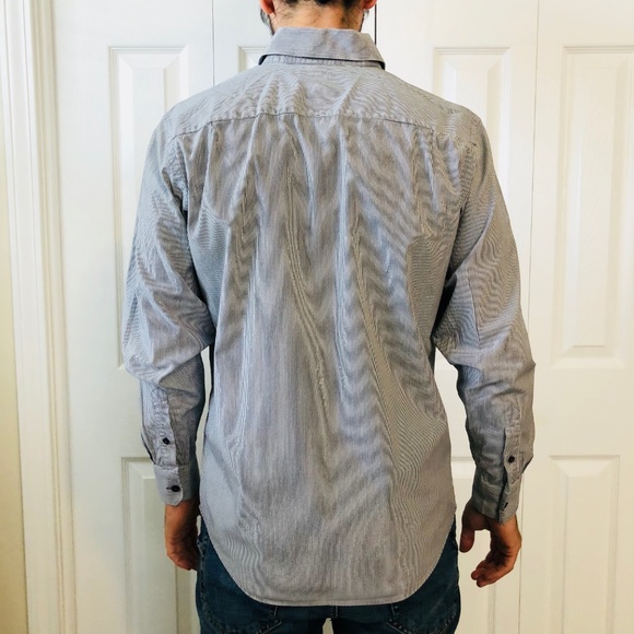 Banana Republic Italian Fitted Dress Shirt S 14.5 - Picture 4 of 7